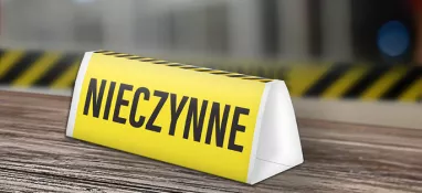 znak nieczynne