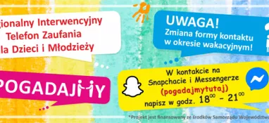 Plakat promujący telefon zaufania